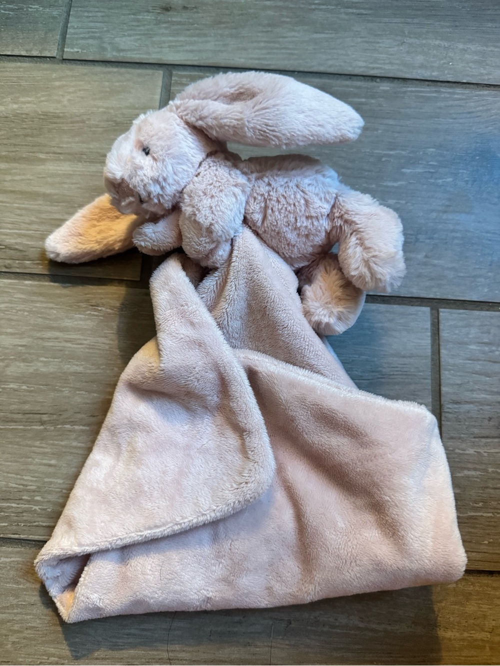 Jellycat Bashful Pink Bunny Plush Security Blanket